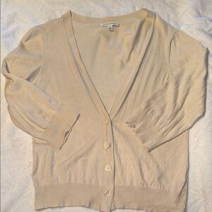 Banana Republic Cream Cardigan Sweater